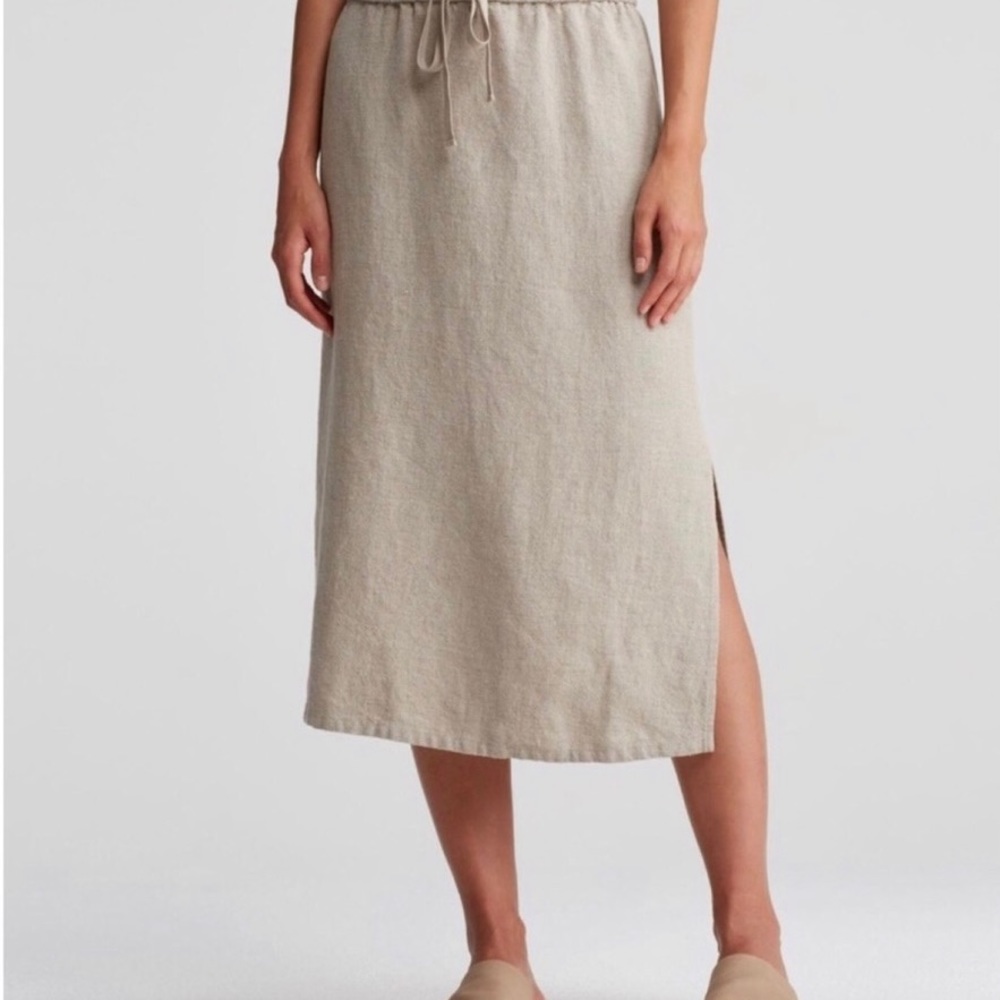 Eileen Fisher linen skirt
